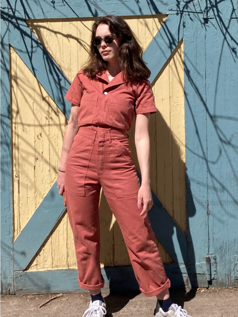 Big Bud Press short sleeve jumpsuit XXS - CLAY